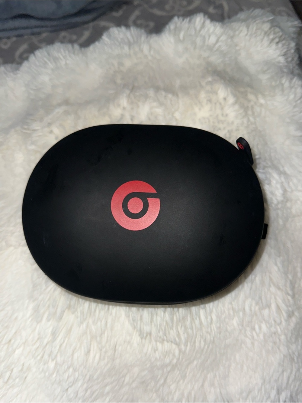 Sleek Black Hard Shell Headphone Case